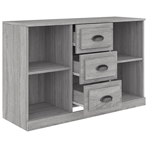 Qnhdfrt Sideboard Grau Sonoma Holzwerkstoff 104,5x35,5x67,5 cm Breit Mit Großem Stauraum Stabile Oberfläche Für Wohnzimmer Küche Oder Flur Zeitloses Design Qnhdfrt Sideboard Grau Sonoma Holzwerkstoff 104,5x35,5x67,5 cm Breit Mit Großem Stauraum Stabile Oberfläche Für Wohnzimmer Küche Oder Flur Zeitloses Design von Qnhdfrt