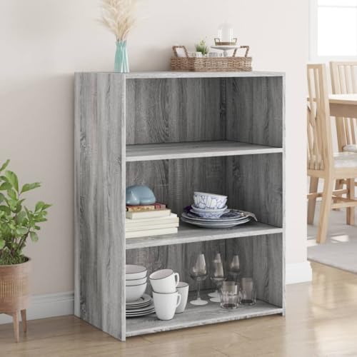 Qnhdfrt Sideboard Grau Sonoma Holzwerkstoff 70x41x93 cm mit Stauraum Zeitloses Design für Wohnzimmer Küche Flur Qnhdfrt Sideboard Grau Sonoma Holzwerkstoff 70x41x93 cm mit Stauraum Zeitloses Design für Wohnzimmer Küche Flur von Qnhdfrt