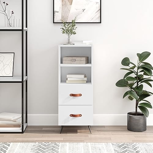 Qnhdfrt Sideboard Hochglanz Weiß 34,5x34x90 cm Schmal Kommode mit Metallbeinen und Stauraum für Wohnzimmer Flur Qnhdfrt Sideboard Hochglanz Weiß 34,5x34x90 cm Schmal Kommode mit Metallbeinen und Stauraum für Wohnzimmer Flur von Qnhdfrt