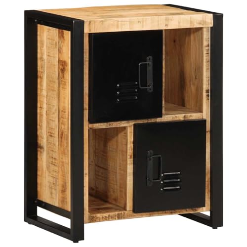 Qnhdfrt Sideboard Küche Massives Mangoholz 55x35x70 cm Landhausstil Buffetschrank für Wohnzimmer Flur mit Stauraum Qnhdfrt Sideboard Küche Massives Mangoholz 55x35x70 cm Landhausstil Buffetschrank für Wohnzimmer Flur mit Stauraum von Qnhdfrt