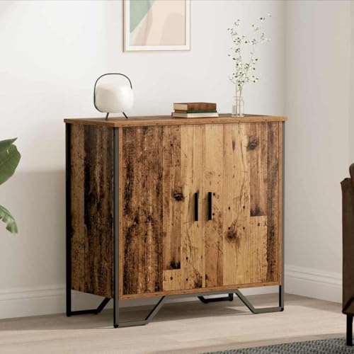 Qnhdfrt Sideboard Modernes Design Braun Holzwerkstoff 78 x 35.5 x 74.5 cm mit Regal und Tür für Wohnzimmer Küche Flur Qnhdfrt Sideboard Modernes Design Braun Holzwerkstoff 78 x 35.5 x 74.5 cm mit Regal und Tür für Wohnzimmer Küche Flur von Qnhdfrt
