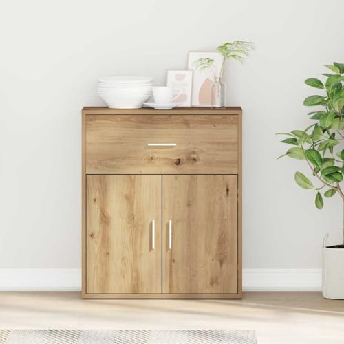Qnhdfrt Sideboard Modernes Design Eiche Handwerklich Holzwerkstoff 60x31x70 cm Stauraum Kommode für Wohnzimmer Küche Flur Qnhdfrt Sideboard Modernes Design Eiche Handwerklich Holzwerkstoff 60x31x70 cm Stauraum Kommode für Wohnzimmer Küche Flur von Qnhdfrt