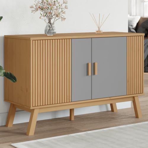 Qnhdfrt Sideboard Olden Grau Braun Massivholz Kiefer 114x43x73,5 cm Wohnzimmer Flur Schrank Mit Stauraum Und Präsentationsfläche Landhausstil Qnhdfrt Sideboard Olden Grau Braun Massivholz Kiefer 114x43x73,5 cm Wohnzimmer Flur Schrank Mit Stauraum Und Präsentationsfläche Landhausstil von Qnhdfrt