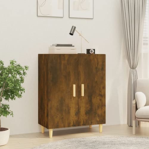 Qnhdfrt Sideboard Räuchereiche 70x34x90 cm Holzwerkstoff Beistellschrank Klassisch mit 2 Türen Stauraum für Wohnzimmer Flur Esszimmer Qnhdfrt Sideboard Räuchereiche 70x34x90 cm Holzwerkstoff Beistellschrank Klassisch mit 2 Türen Stauraum für Wohnzimmer Flur Esszimmer von Qnhdfrt
