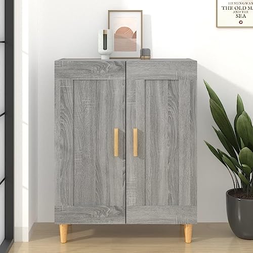 Qnhdfrt Sideboard Schrank Grau Sonoma 69,5x34x90 cm Holzwerkstoff Eukalyptus Beistellschrank für Wohnzimmer Küche Flur mit Stauraum und klassischem Design Qnhdfrt Sideboard Schrank Grau Sonoma 69,5x34x90 cm Holzwerkstoff Eukalyptus Beistellschrank für Wohnzimmer Küche Flur mit Stauraum und klassischem Design von Qnhdfrt