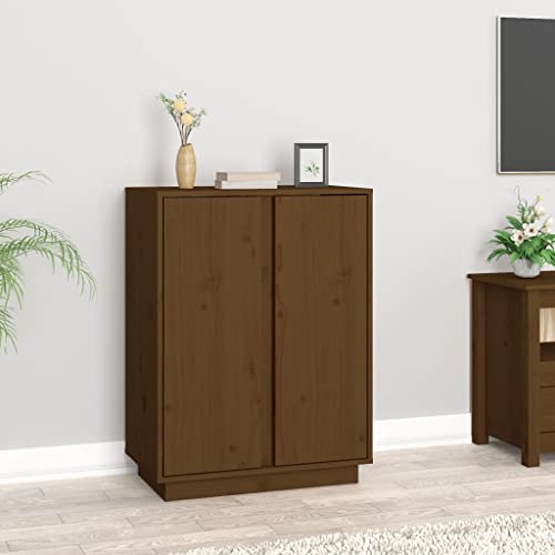 Qnhdfrt Sideboard Schrank Honigbraun aus Massivholz Kiefer 60x35x80 cm für Wohnzimmer Küche Flur mit viel Stauraum und rustikalem Landhausstil Design Qnhdfrt Sideboard Schrank Honigbraun aus Massivholz Kiefer 60x35x80 cm für Wohnzimmer Küche Flur mit viel Stauraum und rustikalem Landhausstil Design von Qnhdfrt