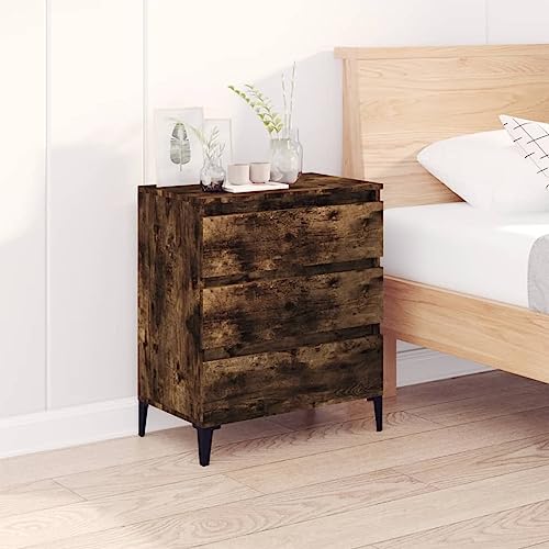 Qnhdfrt Sideboard Schrank Räuchereiche 60x35x70 cm Holzwerkstoff Mit 3 Schubladen Stauraum Für Wohnzimmer Küche Flur Qnhdfrt Sideboard Schrank Räuchereiche 60x35x70 cm Holzwerkstoff Mit 3 Schubladen Stauraum Für Wohnzimmer Küche Flur von Qnhdfrt