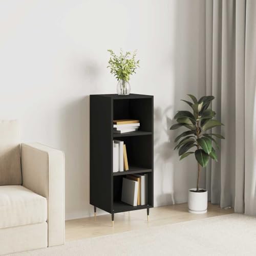 Qnhdfrt Sideboard Schrank Schwarz Holzwerkstoff 34,5x32,5x90 cm Klassisches Design mit Stauraum für Wohnzimmer Flur Büro Qnhdfrt Sideboard Schrank Schwarz Holzwerkstoff 34,5x32,5x90 cm Klassisches Design mit Stauraum für Wohnzimmer Flur Büro von Qnhdfrt