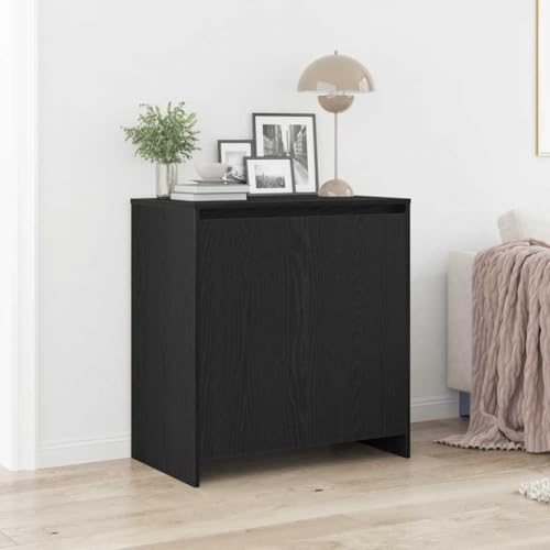 Qnhdfrt Sideboard Schwarz Eichen-Optik 70x41x75 cm Holzwerkstoff Schrank mit minimalistischem Design und robustem Aufbau für Wohnzimmer Küche Flur Qnhdfrt Sideboard Schwarz Eichen-Optik 70x41x75 cm Holzwerkstoff Schrank mit minimalistischem Design und robustem Aufbau für Wohnzimmer Küche Flur von Qnhdfrt