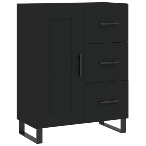 Qnhdfrt Sideboard Schwarz Holzwerkstoff 69,5x34x90 cm mit Metallbeinen Aufbewahrungsschrank für Wohnzimmer Flur Küche Qnhdfrt Sideboard Schwarz Holzwerkstoff 69,5x34x90 cm mit Metallbeinen Aufbewahrungsschrank für Wohnzimmer Flur Küche von Qnhdfrt