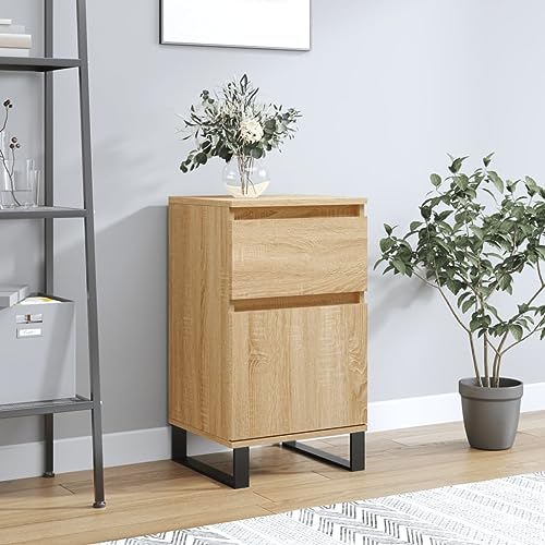 Qnhdfrt Sideboard Sonoma-Eiche 40x35x70 cm Holzwerkstoff mit Eisenbeinen - Modernes Design für Wohnzimmer, Küche & Flur Qnhdfrt Sideboard Sonoma-Eiche 40x35x70 cm Holzwerkstoff mit Eisenbeinen - Modernes Design für Wohnzimmer, Küche & Flur von Qnhdfrt