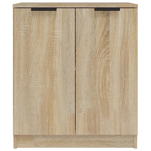 Qnhdfrt Sideboard Sonoma-Eiche Holzwerkstoff 60x30x70 cm Beistellschrank Kommode Multifunktional mit Stauraum für Wohnzimmer Küche Flur Qnhdfrt Sideboard Sonoma-Eiche Holzwerkstoff 60x30x70 cm Beistellschrank Kommode Multifunktional mit Stauraum für Wohnzimmer Küche Flur von Qnhdfrt