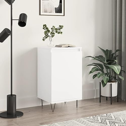 Qnhdfrt Sideboard Weiß 40x35x70 cm Holzwerkstoff Modernes Design mit Metallbeinen & 2 Fächern Qnhdfrt Sideboard Weiß 40x35x70 cm Holzwerkstoff Modernes Design mit Metallbeinen & 2 Fächern von Qnhdfrt