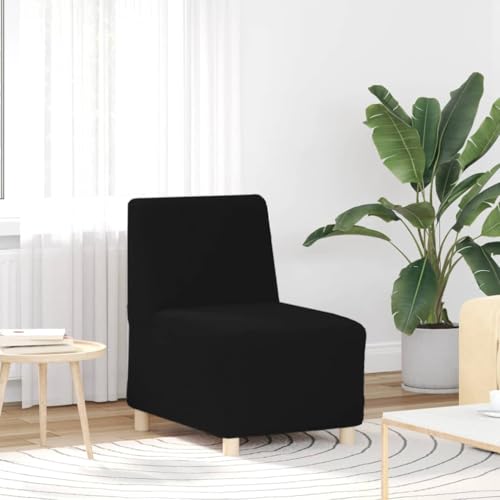 Qnhdfrt Sofa-Stuhl ohne Armlehnen Schwarz 55 cm Bequemer Sessel in Lammwolloptik Vielseitig für Wohnzimmer Schlafzimmer und Büro Qnhdfrt Sofa-Stuhl ohne Armlehnen Schwarz 55 cm Bequemer Sessel in Lammwolloptik Vielseitig für Wohnzimmer Schlafzimmer und Büro von Qnhdfrt
