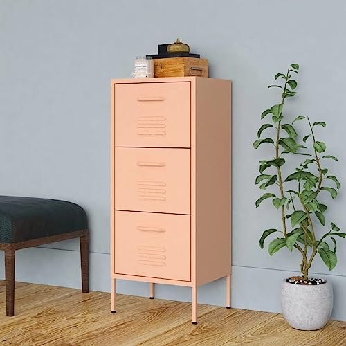 Qnhdfrt Stahl Lagerschrank Rosa 42,5x35x101,5 cm Robust mit Kugelgelagerten Schubladen für Aufbewahrung in Küche Garten und Haushalt Qnhdfrt Stahl Lagerschrank Rosa 42,5x35x101,5 cm Robust mit Kugelgelagerten Schubladen für Aufbewahrung in Küche Garten und Haushalt von Qnhdfrt