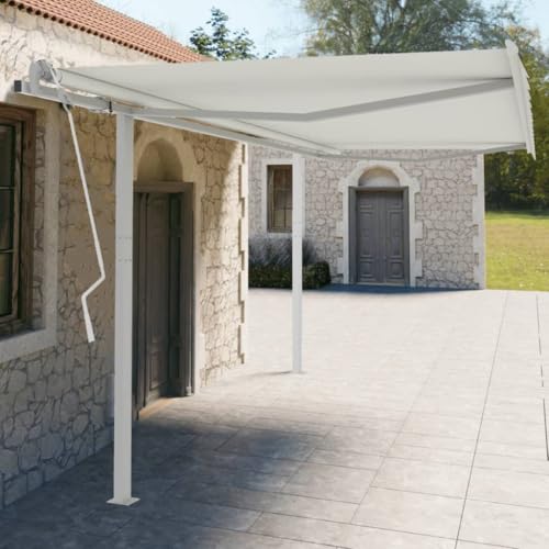 Qnhdfrt Standfuß-Set für Markisen Weiß Eisen 450x245 cm Doppelstützen robust & langlebig für freistehende Markise auf Terrasse, Balkon oder Garten Qnhdfrt Standfuß-Set für Markisen Weiß Eisen 450x245 cm Doppelstützen robust & langlebig für freistehende Markise auf Terrasse, Balkon oder Garten von Qnhdfrt