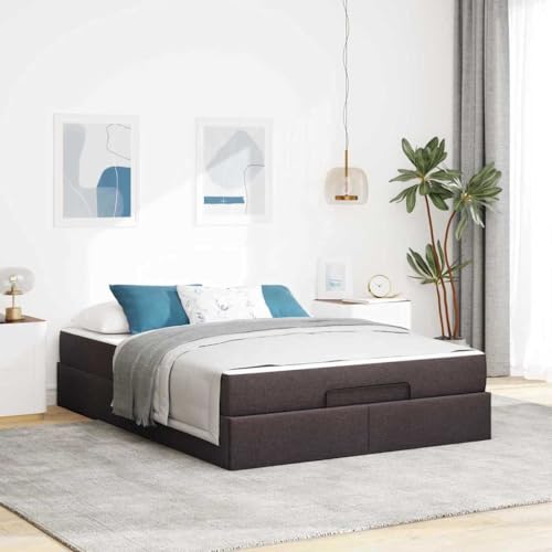 Qnhdfrt Stauraumbett Dunkelbraun 140 x 200 cm mit Matratze Modernes Design & Praktische Schubladen für Kleidung oder Bettwäsche für Schlafzimmer mit Stil und Funktionalität Qnhdfrt Stauraumbett Dunkelbraun 140 x 200 cm mit Matratze Modernes Design & Praktische Schubladen für Kleidung oder Bettwäsche für Schlafzimmer mit Stil und Funktionalität von Qnhdfrt