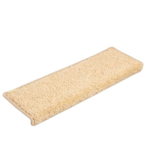 Qnhdfrt Stufenmatten 20er Set 65x21 cm Creme Treppenteppich aus Nadelvlies 700 g/m² Selbstklebend Antirutsch & Waschbar Moderner Rechteckiger Rand für Wohnung Haus Treppe Qnhdfrt Stufenmatten 20er Set 65x21 cm Creme Treppenteppich aus Nadelvlies 700 g/m² Selbstklebend Antirutsch & Waschbar Moderner Rechteckiger Rand für Wohnung Haus Treppe von Qnhdfrt