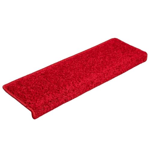 Qnhdfrt Stufenmatten 30 Stück Rot 65x21x4 cm Treppenmatten aus 100% Polypropylen selbstklebend rutschfest und schalldämpfend für innen Qnhdfrt Stufenmatten 30 Stück Rot 65x21x4 cm Treppenmatten aus 100% Polypropylen selbstklebend rutschfest und schalldämpfend für innen von Qnhdfrt