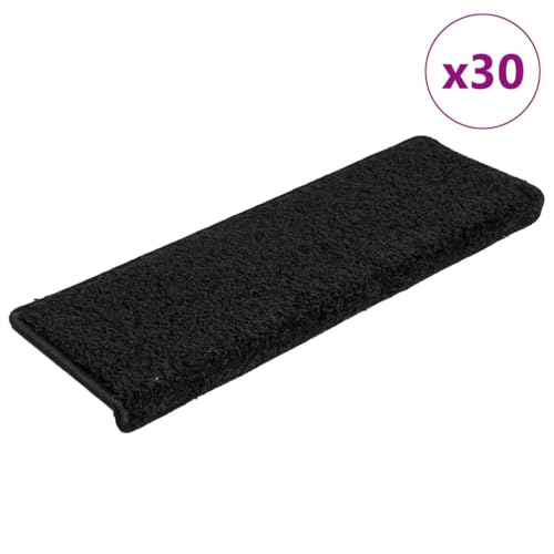 Qnhdfrt Stufenmatten 30 Stück Schwarz 65x21x4 cm Treppenmatten aus 100% Polypropylen mit doppelseitigem Klebeband Schalldämpfend rutschfest & Wärmeisolierend für Innentreppen Qnhdfrt Stufenmatten 30 Stück Schwarz 65x21x4 cm Treppenmatten aus 100% Polypropylen mit doppelseitigem Klebeband Schalldämpfend rutschfest & Wärmeisolierend für Innentreppen von Qnhdfrt