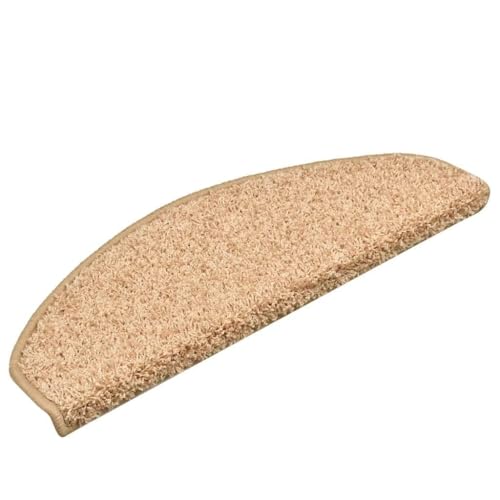 Qnhdfrt Stufenmatten Golden 30 Stück Treppenmatten aus 100% PP mit doppelseitigem Klebeband 65 x 21 x 4 cm Antirutsch und Schalldämmend für Innenbereich Qnhdfrt Stufenmatten Golden 30 Stück Treppenmatten aus 100% PP mit doppelseitigem Klebeband 65 x 21 x 4 cm Antirutsch und Schalldämmend für Innenbereich von Qnhdfrt