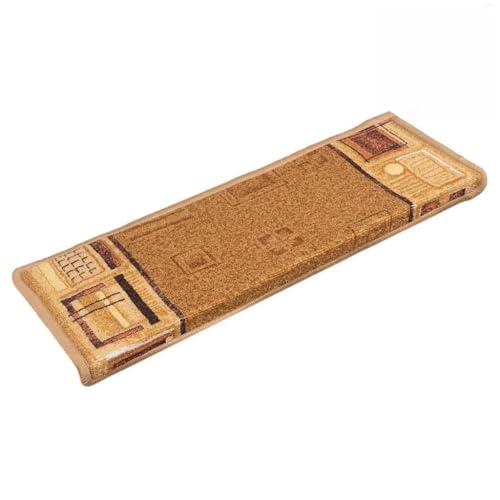 Qnhdfrt Stufenmatten Selbstklebend 10 Stück Beige 65x21x4 cm Treppenstufen Teppich aus 100% Polyamid Modernes Design mit 3 mm Florhöhe für Wohnzimmer Flur und Wendeltreppe Qnhdfrt Stufenmatten Selbstklebend 10 Stück Beige 65x21x4 cm Treppenstufen Teppich aus 100% Polyamid Modernes Design mit 3 mm Florhöhe für Wohnzimmer Flur und Wendeltreppe von Qnhdfrt