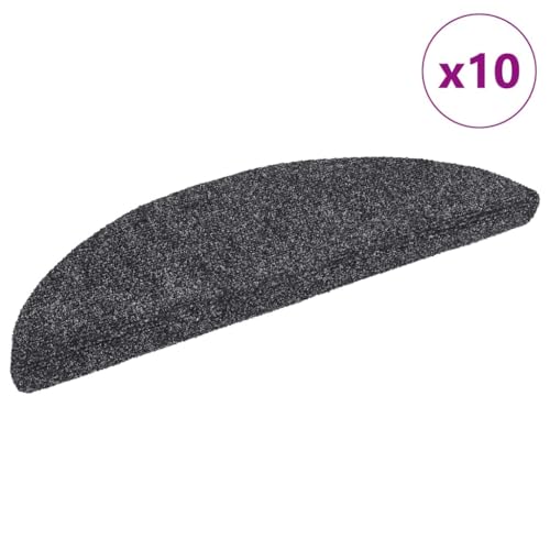 Qnhdfrt Stufenmatten Selbstklebend 10 Stück Dunkelgrau 56x17x3 cm Halbrund Treppenmatten aus Nadelvlies Antirutsch & Geräuschdämpfend für Innenbereich Qnhdfrt Stufenmatten Selbstklebend 10 Stück Dunkelgrau 56x17x3 cm Halbrund Treppenmatten aus Nadelvlies Antirutsch & Geräuschdämpfend für Innenbereich von Qnhdfrt