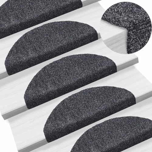 Qnhdfrt Stufenmatten Selbstklebend 10 Stück Dunkelgrau 65x21x4 cm Nadelvlies Antirutschmatten für Treppenstufen Modernes Design Halbrund Qnhdfrt Stufenmatten Selbstklebend 10 Stück Dunkelgrau 65x21x4 cm Nadelvlies Antirutschmatten für Treppenstufen Modernes Design Halbrund von Qnhdfrt
