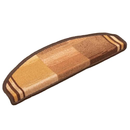 Qnhdfrt Stufenmatten Selbstklebend 15 Stück Braun 65x21x4 cm Treppenmatten aus 100% Polyamid Antirutsch & Schalldämpfend für Innenbereich Qnhdfrt Stufenmatten Selbstklebend 15 Stück Braun 65x21x4 cm Treppenmatten aus 100% Polyamid Antirutsch & Schalldämpfend für Innenbereich von Qnhdfrt