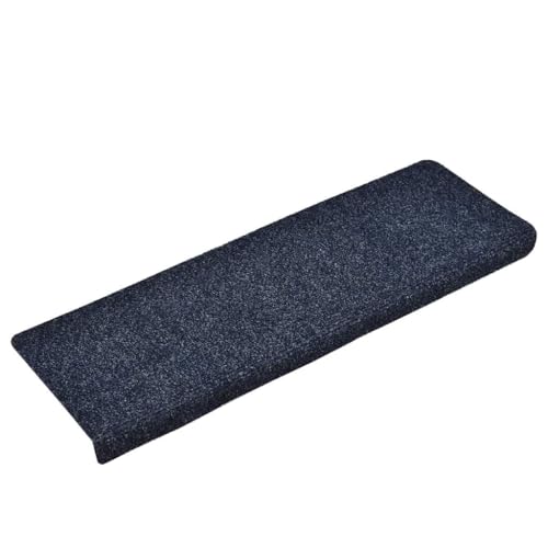 Qnhdfrt Stufenmatten Selbstklebend 30 Stück Blau 65x21x4 cm Antirutsch Treppenmatten aus Polypropylen mit Lärmreduzierung für Innenbereich von Qnhdfrt