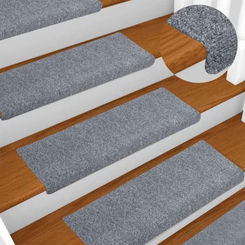 Qnhdfrt Stufenmatten Selbstklebend 5 Stück 65x21x4 cm Hellgrau Rechteckiger Rand Treppenstufen Teppich Antirutsch Lärmreduzierung für Innenbereich Modernes Design Qnhdfrt Stufenmatten Selbstklebend 5 Stück 65x21x4 cm Hellgrau Rechteckiger Rand Treppenstufen Teppich Antirutsch Lärmreduzierung für Innenbereich Modernes Design von Qnhdfrt