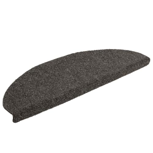 Qnhdfrt Stufenmatten Selbstklebend 5 Stück Anthrazit 65 x 21 x 4 cm Halbrund Treppenteppich aus Polypropylen mit Rutschschutz für Innenbereich Modernes Design Qnhdfrt Stufenmatten Selbstklebend 5 Stück Anthrazit 65 x 21 x 4 cm Halbrund Treppenteppich aus Polypropylen mit Rutschschutz für Innenbereich Modernes Design von Qnhdfrt