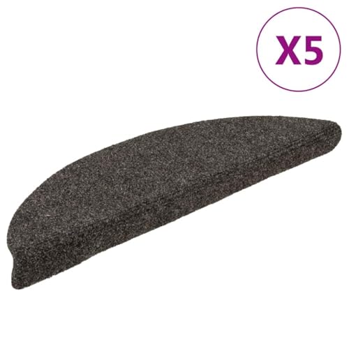 Qnhdfrt Stufenmatten Selbstklebend 5 Stück Anthrazit Halbrund 56x17x3 cm Treppenstufen Teppich mit Rutschfestem Design für Innenbereich Modernes Design Robust & Langlebig Qnhdfrt Stufenmatten Selbstklebend 5 Stück Anthrazit Halbrund 56x17x3 cm Treppenstufen Teppich mit Rutschfestem Design für Innenbereich Modernes Design Robust & Langlebig von Qnhdfrt