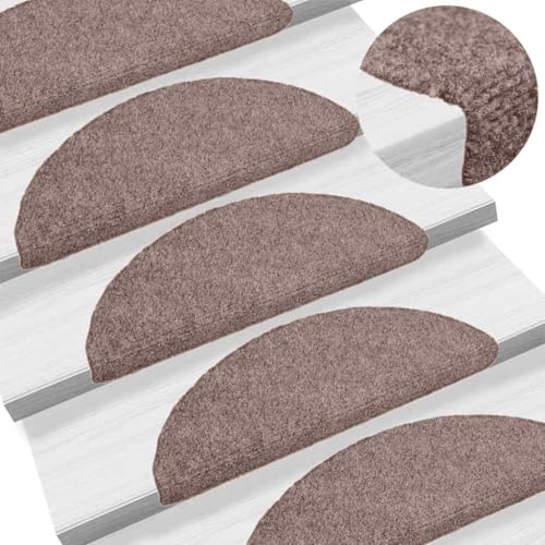 Qnhdfrt Stufenmatten Selbstklebend 5 Stück Creme Halbrund 56x17x3 cm Antirutsch Treppenteppich aus Polypropylen mit Lärmreduzierung für Innenbereich Qnhdfrt Stufenmatten Selbstklebend 5 Stück Creme Halbrund 56x17x3 cm Antirutsch Treppenteppich aus Polypropylen mit Lärmreduzierung für Innenbereich von Qnhdfrt