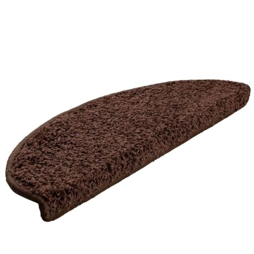 Qnhdfrt Stufenmatten Set 20 Stück 65x21 cm Halbrund Braun Modernes Design aus 100% getuftetem PP Anti-Rutsch Bodenschutz für Treppen im Wohn- und Flurbereich Qnhdfrt Stufenmatten Set 20 Stück 65x21 cm Halbrund Braun Modernes Design aus 100% getuftetem PP Anti-Rutsch Bodenschutz für Treppen im Wohn- und Flurbereich von Qnhdfrt