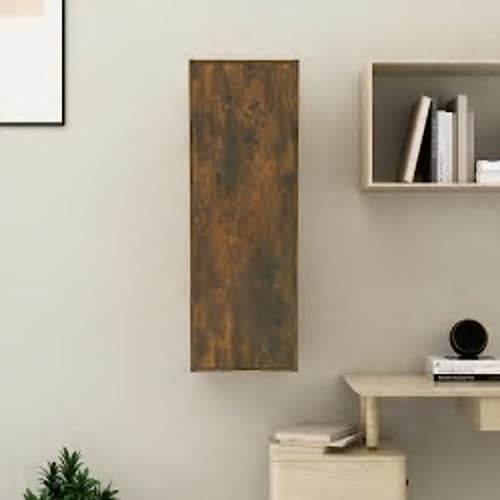 Qnhdfrt TV Hängeschrank Räuchereiche Holzwerkstoff 30,5x30x90cm Wandmontierbar Moderner Stauraum für Wohnzimmer Qnhdfrt TV Hängeschrank Räuchereiche Holzwerkstoff 30,5x30x90cm Wandmontierbar Moderner Stauraum für Wohnzimmer von Qnhdfrt
