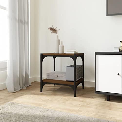 Qnhdfrt TV-Schrank Braun Eichen-Optik 40x33x41 cm Industrie-Design Holzwerkstoff Stahl TV Sideboard Wohnzimmer Qnhdfrt TV-Schrank Braun Eichen-Optik 40x33x41 cm Industrie-Design Holzwerkstoff Stahl TV Sideboard Wohnzimmer von Qnhdfrt