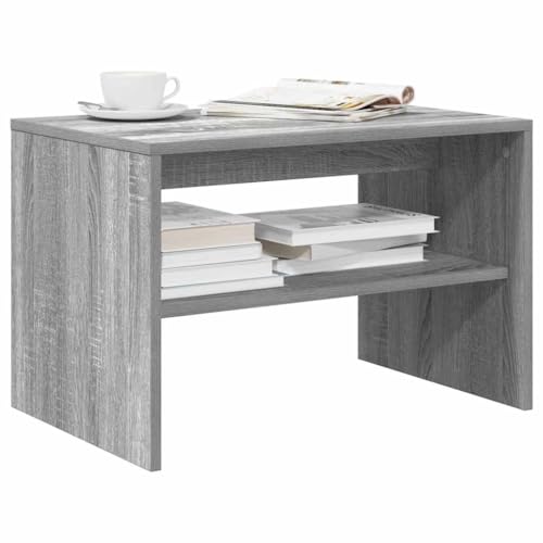 Qnhdfrt TV-Schrank Grau Sonoma 60x40x40 cm Holzwerkstoff mit Stauraum und Couchtisch Funktion für Wohnzimmer von Qnhdfrt