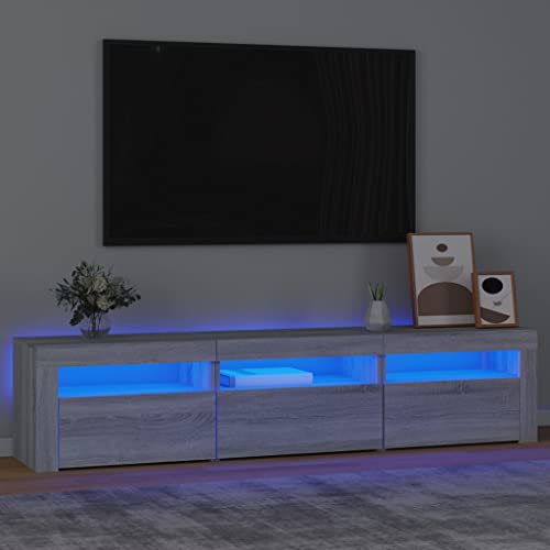 Qnhdfrt TV Schrank Lowboard Grau Sonoma 180 cm mit LED Beleuchtung Stauraum Modernes Möbelstück für Wohnzimmer Qnhdfrt TV Schrank Lowboard Grau Sonoma 180 cm mit LED Beleuchtung Stauraum Modernes Möbelstück für Wohnzimmer von Qnhdfrt