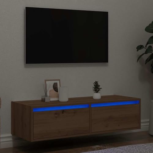 Qnhdfrt TV-Schrank Lowboard Sideboard mit RGB LED Beleuchtung Artisan-Eiche 100x35,5x25 cm Fernsehschrank für Wohnzimmer Qnhdfrt TV-Schrank Lowboard Sideboard mit RGB LED Beleuchtung Artisan-Eiche 100x35,5x25 cm Fernsehschrank für Wohnzimmer von Qnhdfrt