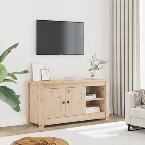 Qnhdfrt TV Schrank Massivholz Kiefer 103x36,5x52 cm TV Board Lowboard mit Stauraum Stilvolles Wohnzimmer Möbel Qnhdfrt TV Schrank Massivholz Kiefer 103x36,5x52 cm TV Board Lowboard mit Stauraum Stilvolles Wohnzimmer Möbel von Qnhdfrt