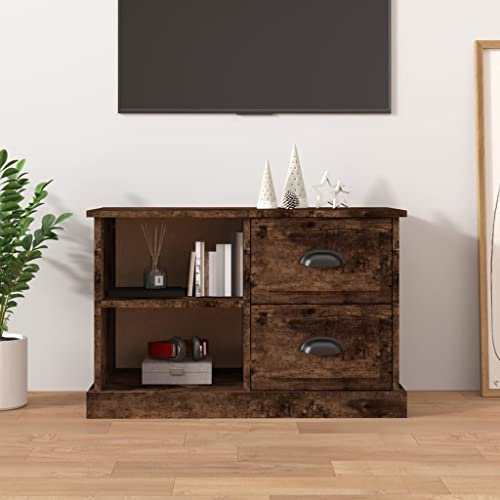 Qnhdfrt TV-Schrank Räuchereiche Holzwerkstoff 73x35,5x47,5 cm TV Sideboard Lowboard mit Schubladen für Wohnzimmer Qnhdfrt TV-Schrank Räuchereiche Holzwerkstoff 73x35,5x47,5 cm TV Sideboard Lowboard mit Schubladen für Wohnzimmer von Qnhdfrt