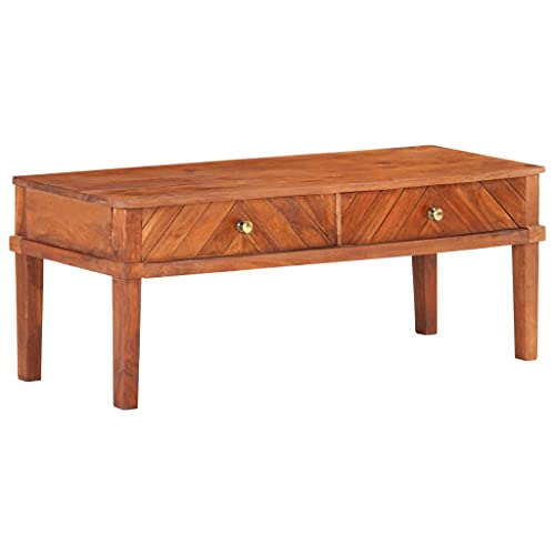 Qnhdfrt TV-Schrank aus Massivholz Akazie 110 cm Breite Lowboard Fernsehmöbel mit 2 Schubladen für Wohnzimmer Qnhdfrt TV-Schrank aus Massivholz Akazie 110 cm Breite Lowboard Fernsehmöbel mit 2 Schubladen für Wohnzimmer von Qnhdfrt