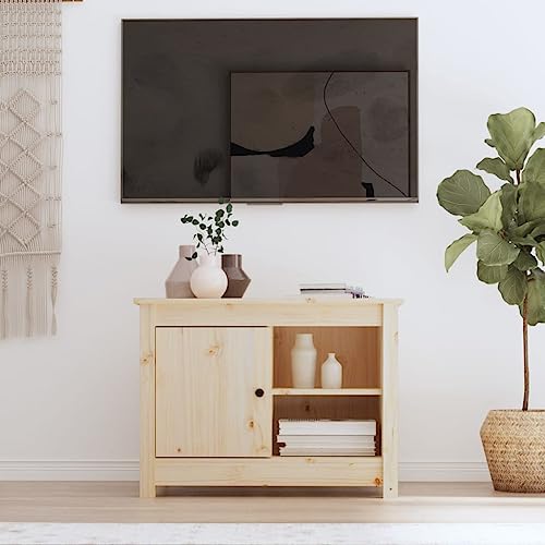 Qnhdfrt TV-Schrank aus Massivholz Kiefer 70x36,5x52 cm Natur TV Board Lowboard mit Stauraum für Wohnzimmer Qnhdfrt TV-Schrank aus Massivholz Kiefer 70x36,5x52 cm Natur TV Board Lowboard mit Stauraum für Wohnzimmer von Qnhdfrt