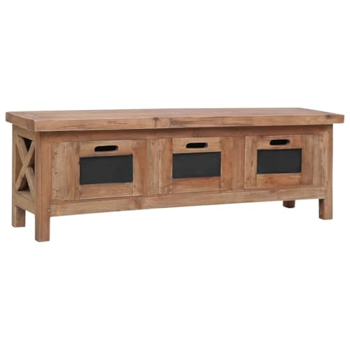 Qnhdfrt TV Schrank aus Massivholz Mahagoni mit 3 Schubladen 120x30x40 cm Rustikales Lowboard für Wohnzimmer Fernsehunterbringung Qnhdfrt TV Schrank aus Massivholz Mahagoni mit 3 Schubladen 120x30x40 cm Rustikales Lowboard für Wohnzimmer Fernsehunterbringung von Qnhdfrt