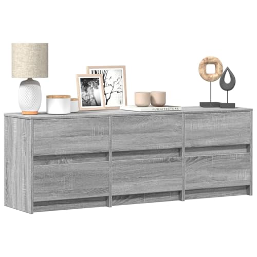 Qnhdfrt TV-Schrank mit LED-Beleuchtung Grau Sonoma 140 cm Lowboard Sideboard für Wohnzimmer Modernes Design Stauraum Qnhdfrt TV-Schrank mit LED-Beleuchtung Grau Sonoma 140 cm Lowboard Sideboard für Wohnzimmer Modernes Design Stauraum von Qnhdfrt
