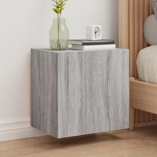 Qnhdfrt TV Wandschrank 2 Stück Grau Sonoma 40,5x30x40 cm Holzwerkstoff Modernes Design für Wohnzimmer und Schlafzimmer mit vielseitigem Stauraum Qnhdfrt TV Wandschrank 2 Stück Grau Sonoma 40,5x30x40 cm Holzwerkstoff Modernes Design für Wohnzimmer und Schlafzimmer mit vielseitigem Stauraum von Qnhdfrt