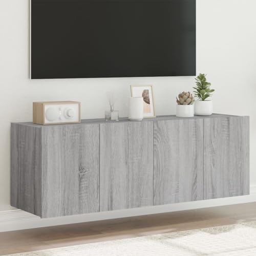 Qnhdfrt TV Wandschrank mit RGB LED Beleuchtung Grau Sonoma 60x35x41 cm 2 Stück für Wohnzimmer Modernes Design und Vielseitiger Stauraum Qnhdfrt TV Wandschrank mit RGB LED Beleuchtung Grau Sonoma 60x35x41 cm 2 Stück für Wohnzimmer Modernes Design und Vielseitiger Stauraum von Qnhdfrt