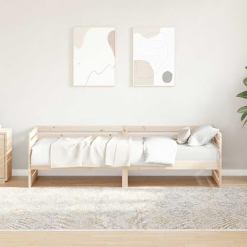 Qnhdfrt Tagesbett Kiefer 80x200 cm ohne Matratze massiv Holz Daybed mit Lattenrost Stauraum Jugendbett als Sofa oder Single Bed für Schlafzimmer Wohnzimmer Qnhdfrt Tagesbett Kiefer 80x200 cm ohne Matratze massiv Holz Daybed mit Lattenrost Stauraum Jugendbett als Sofa oder Single Bed für Schlafzimmer Wohnzimmer von Qnhdfrt