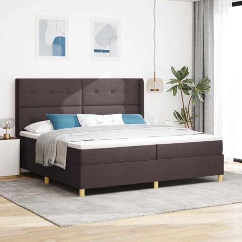 Qnhdfrt Taschenfeder Bettmatratze 100 x 200 x 20 cm mit Topper und Bettgestell Braun Mittelharte Matratze für Rücken und Bauchschläfer Atmungsaktive Polyester Stoffbezug Qnhdfrt Taschenfeder Bettmatratze 100 x 200 x 20 cm mit Topper und Bettgestell Braun Mittelharte Matratze für Rücken und Bauchschläfer Atmungsaktive Polyester Stoffbezug von Qnhdfrt